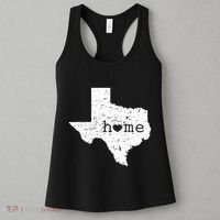 Texas Home Distressed Tx Map With Heart Women's Tank Top thumb 3