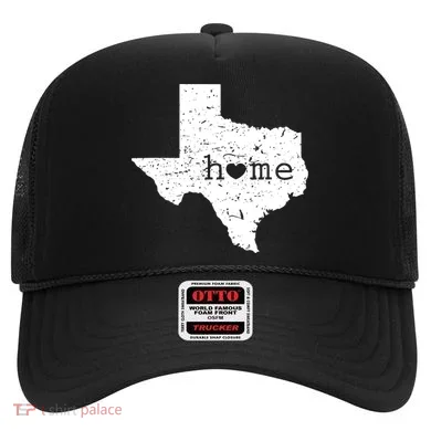 Texas Home Distressed Tx Map With Heart Hat