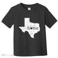 Texas Home Distressed Tx Map With Heart Toddler T-Shirt thumb 0