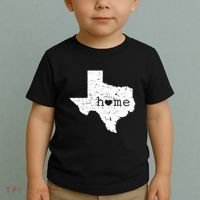 Texas Home Distressed Tx Map With Heart Toddler T-Shirt thumb 2