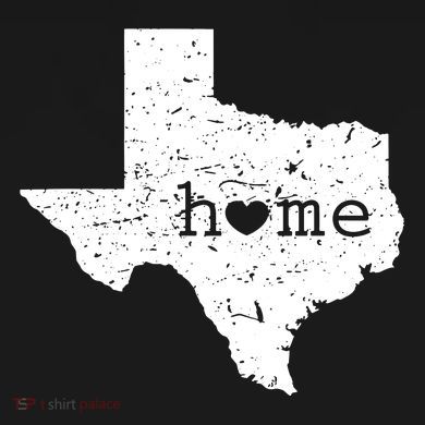 Texas Home Distressed Tx Map With Heart Visor
