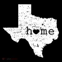 Texas Home Distressed Tx Map With Heart Kids Sweatshirt thumb 2