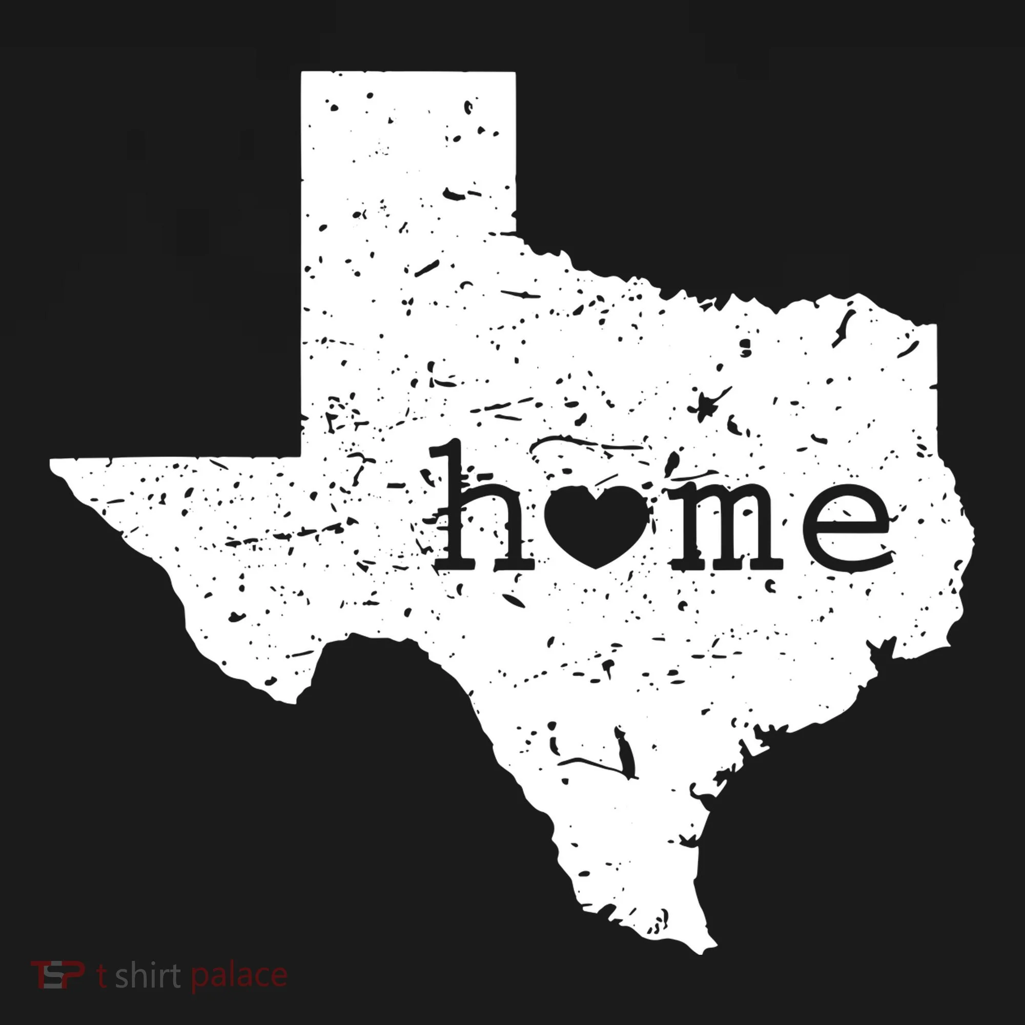 Texas Home Distressed Tx Map With Heart Kids Long Sleeve Shirt