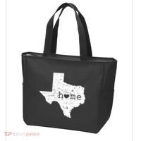 Texas Home Distressed Tx Map With Heart Tote Bag thumb 3