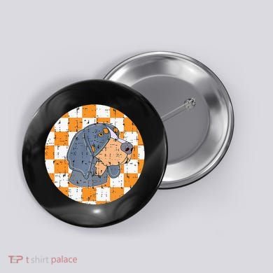 Tennessee Hound Dog Costume Tn Design Throwback Knoxville Button