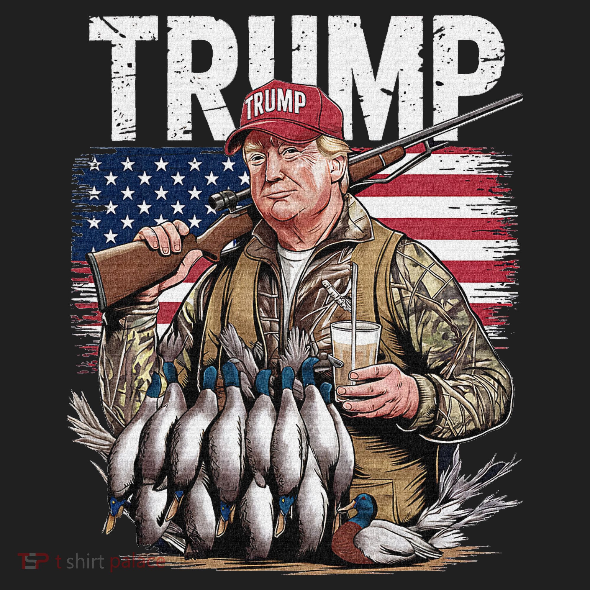Trump Hunting Duck Hello Hunting Camo Hunting Women's Sweatshirt