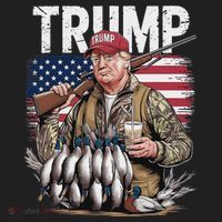 Trump Hunting Duck Hello Hunting Camo Hunting Beanie thumb 2