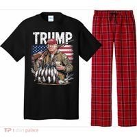 Trump Hunting Duck Hello Hunting Camo Hunting Pajama Set thumb 0
