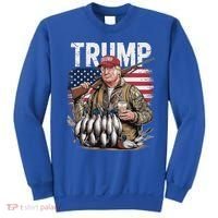 Trump Hunting Duck Hello Hunting Camo Hunting Sweatshirt thumb 0
