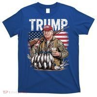 Trump Hunting Duck Hello Hunting Camo Hunting T-Shirt thumb 0