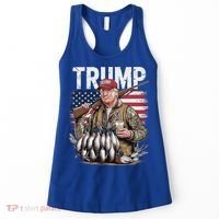 Trump Hunting Duck Hello Hunting Camo Hunting Women's Tank Top thumb 0