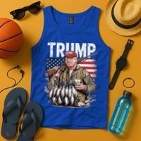 Trump Hunting Duck Hello Hunting Camo Hunting Tank Top thumb 4