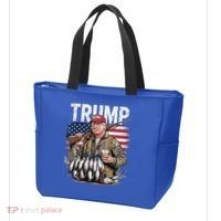 Trump Hunting Duck Hello Hunting Camo Hunting Tote Bag thumb 3