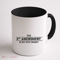 The 2nd Amendment Is My Gun Permit Coffee Mug thumb 1