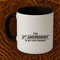 The 2nd Amendment Is My Gun Permit Coffee Mug thumb 2