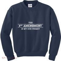 The 2nd Amendment Is My Gun Permit Kids Sweatshirt thumb 0
