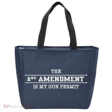The 2nd Amendment Is My Gun Permit Tote Bag