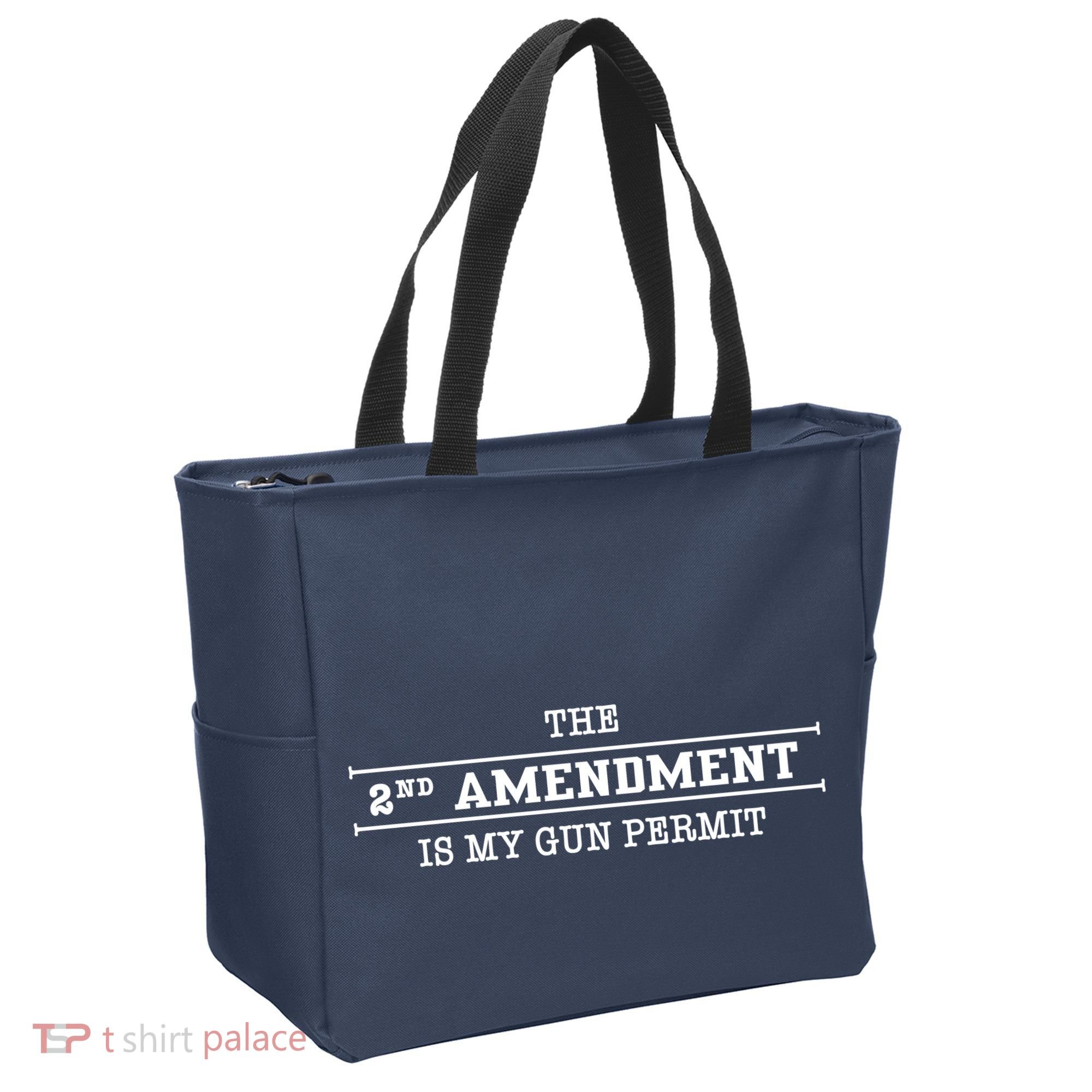 The 2nd Amendment Is My Gun Permit Tote Bag