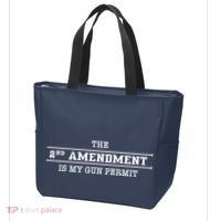 The 2nd Amendment Is My Gun Permit Tote Bag thumb 3