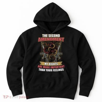 The 2nd Amendment My Rights Are More Important Than Your Feelings Hoodie