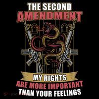 The 2nd Amendment My Rights Are More Important Than Your Feelings Women's Tank Top thumb 5