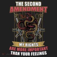 The 2nd Amendment My Rights Are More Important Than Your Feelings Hat thumb 2
