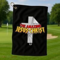 The Amazing Jesus-Christ Golf Towel thumb 1
