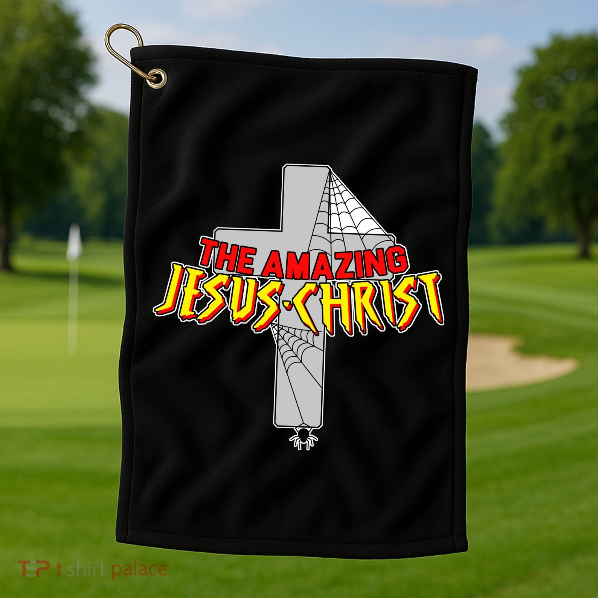The Amazing Jesus-Christ Golf Towel