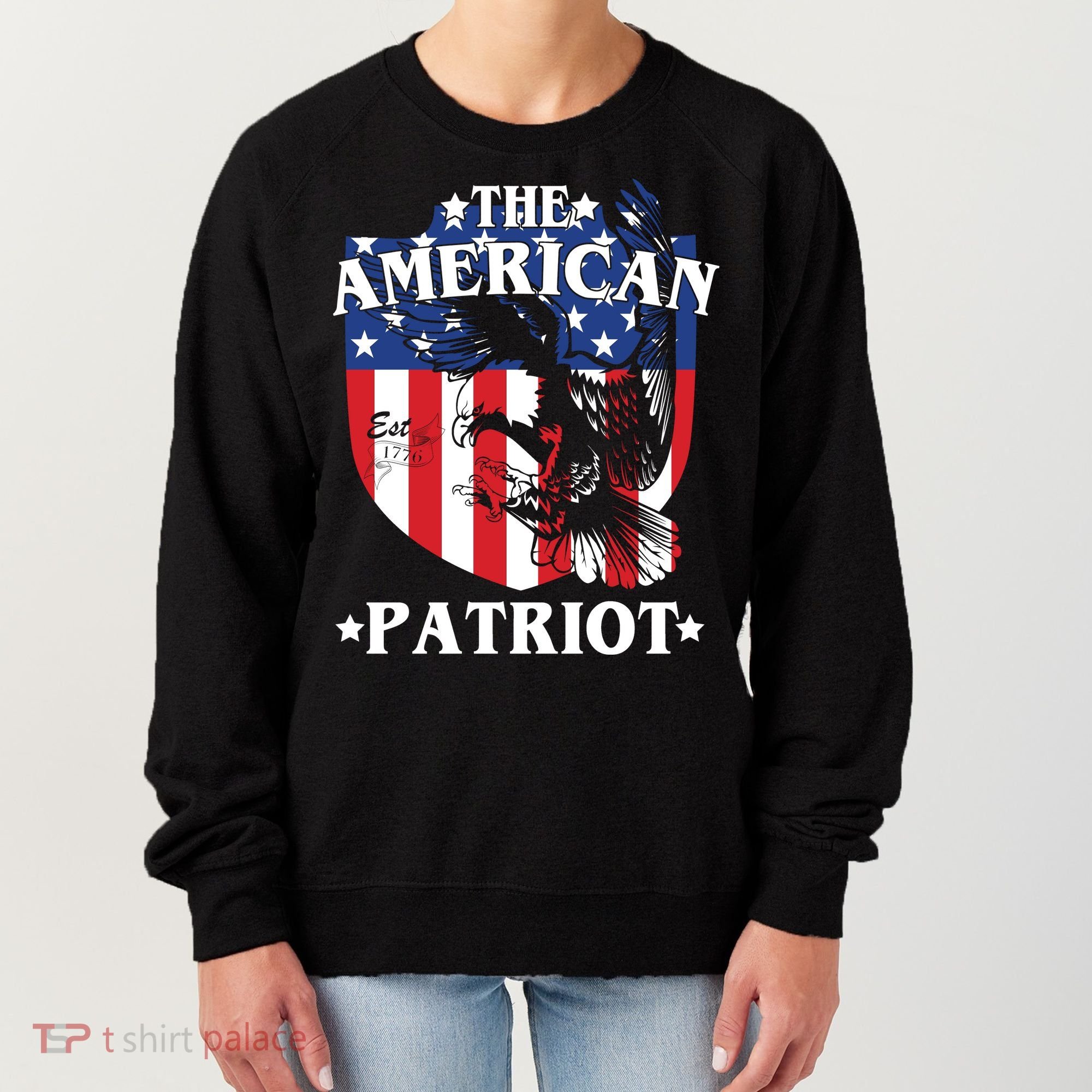 The American Patriot Est 1776 Women's Sweatshirt