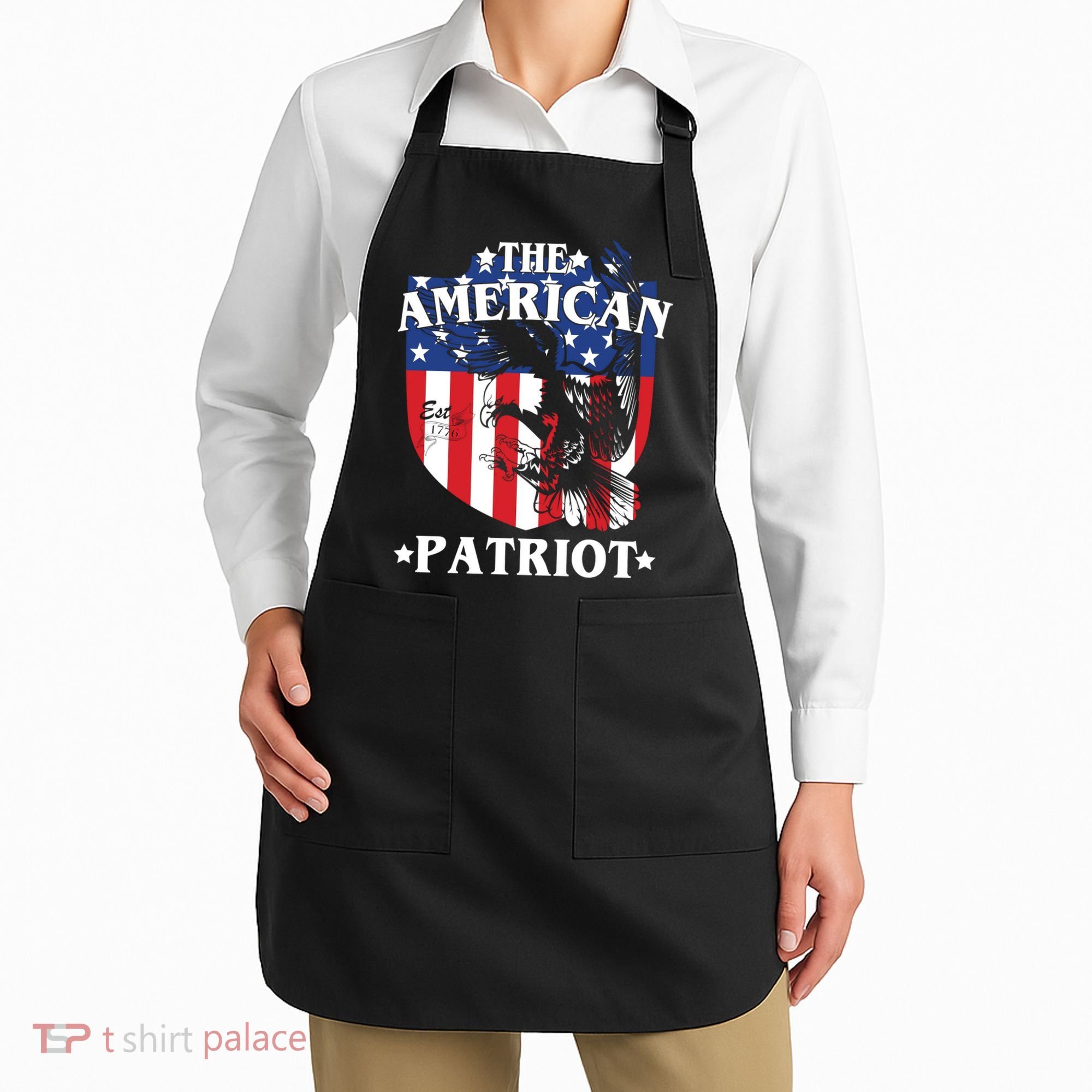 The American Patriot Est 1776 Apron