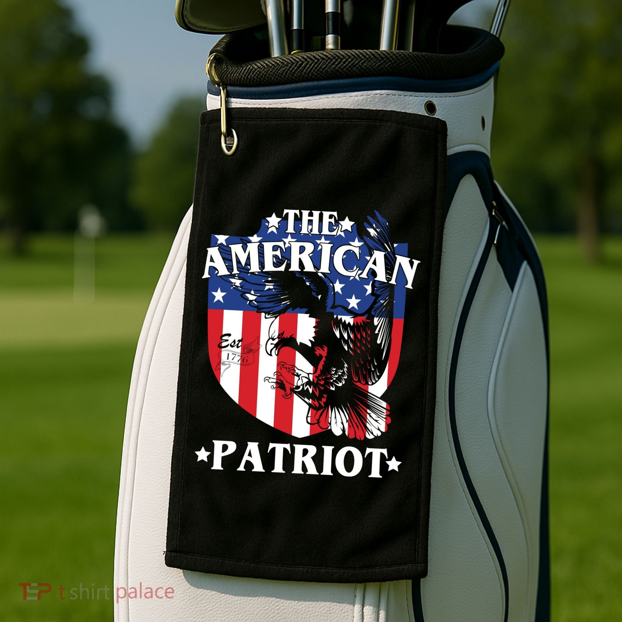 The American Patriot Est 1776 Golf Towel