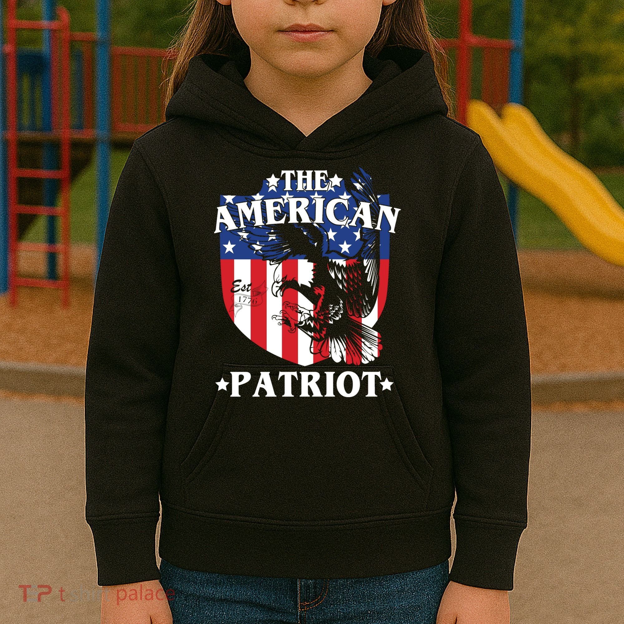The American Patriot Est 1776 Kids Hoodie