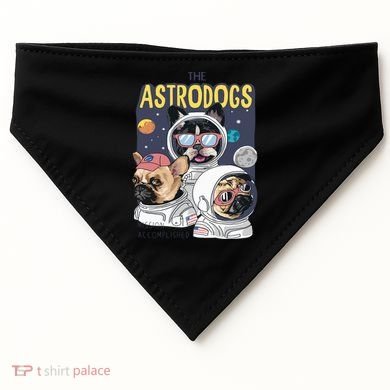 The Astrodogs Astronauts Dogs In Space USA-Made Doggie Bandana