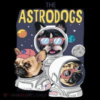 The Astrodogs Astronauts Dogs In Space Women's Hoodie thumb 2