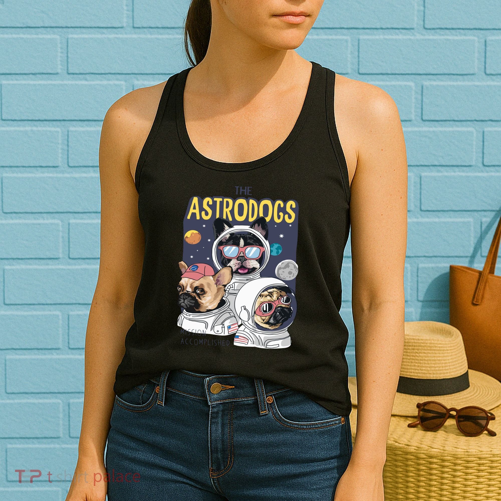 The Astrodogs Astronauts Dogs In Space Women's Tank Top