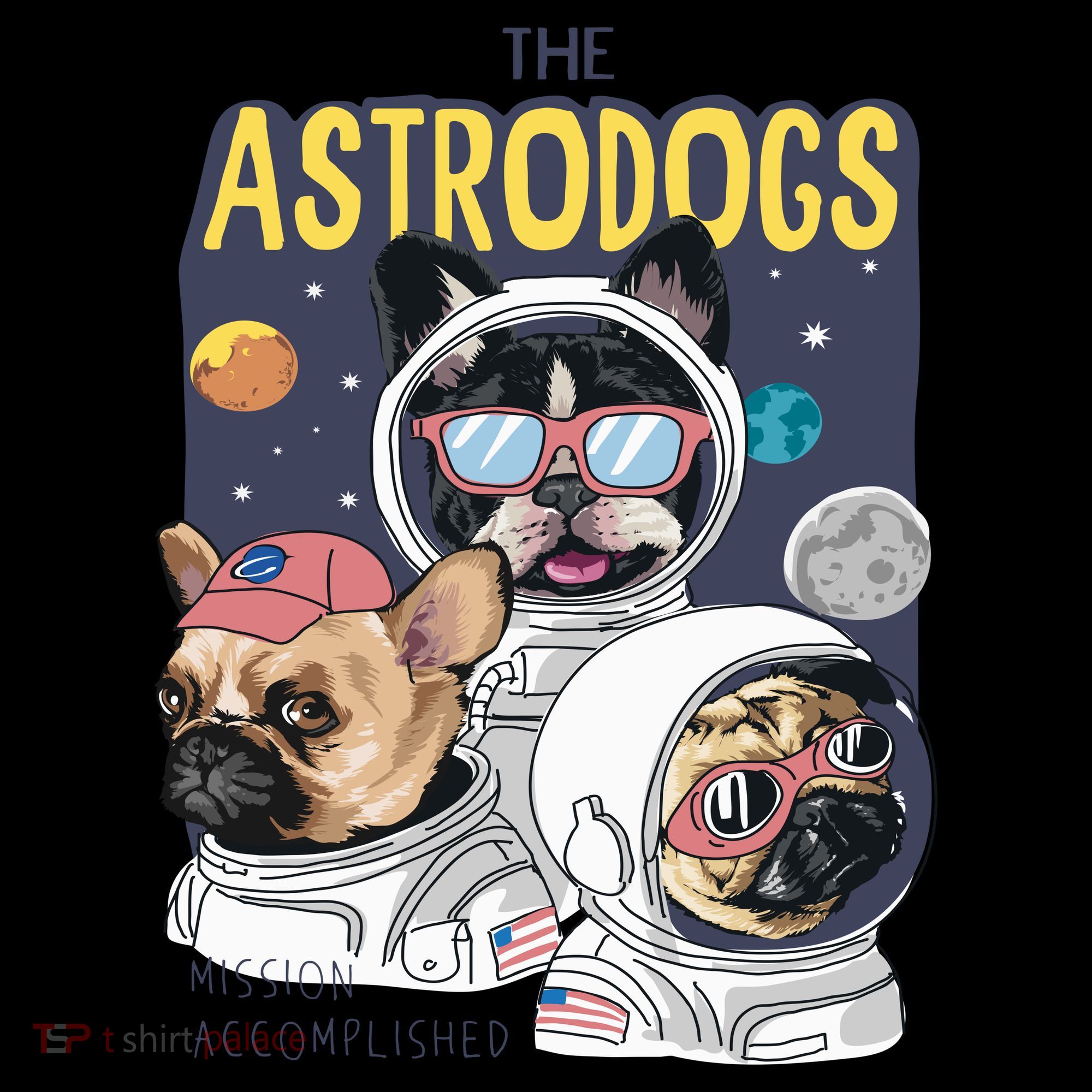 The Astrodogs Astronauts Dogs In Space Women's Tank Top