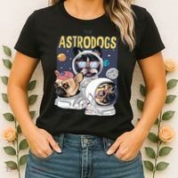 The Astrodogs Astronauts Dogs In Space Women's T-Shirt thumb 2