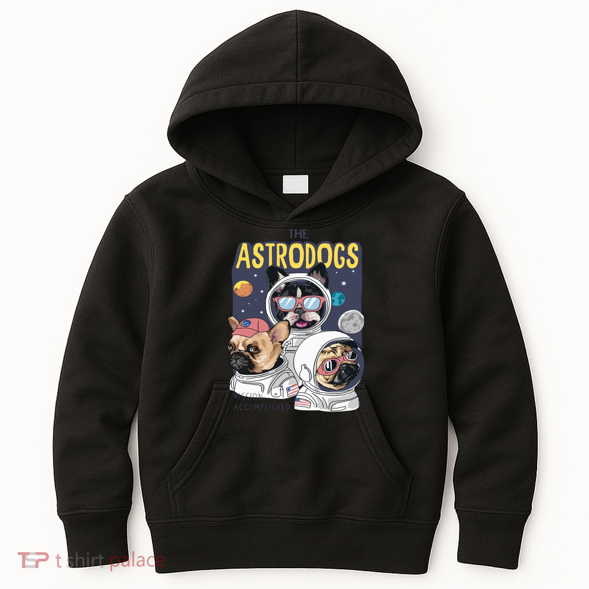 The Astrodogs Astronauts Dogs In Space Kids Hoodie
