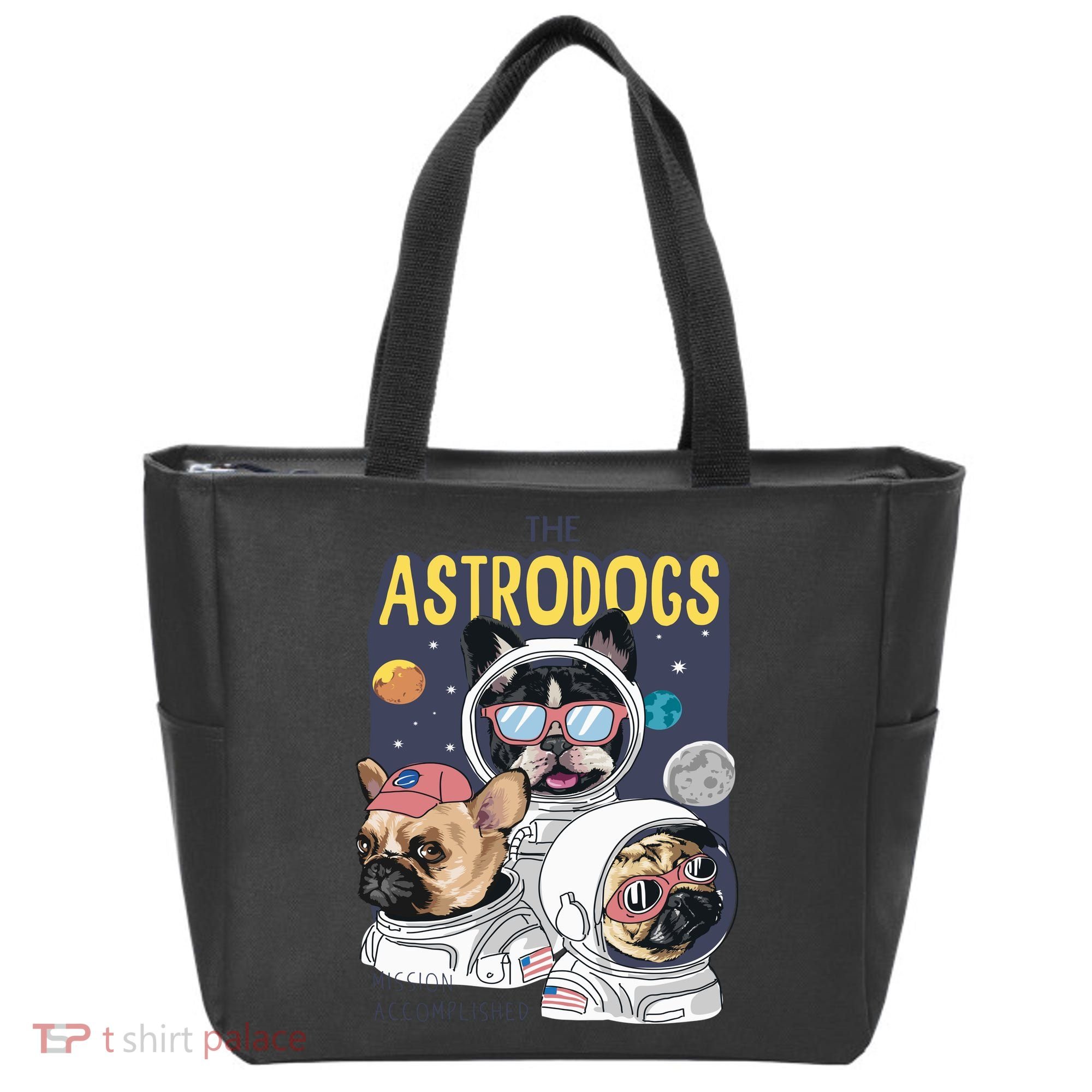 The Astrodogs Astronauts Dogs In Space Tote Bag