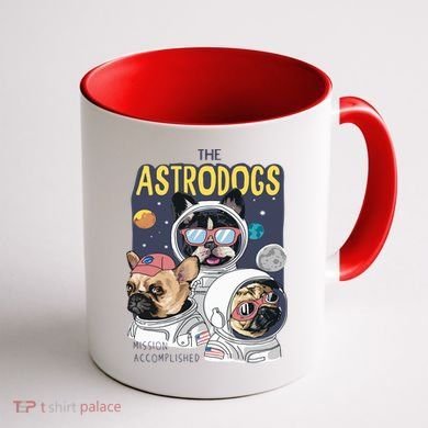 The Astrodogs Astronauts Dogs In Space Coffee Mug back