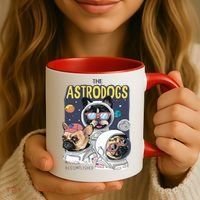 The Astrodogs Astronauts Dogs In Space Coffee Mug thumb 3
