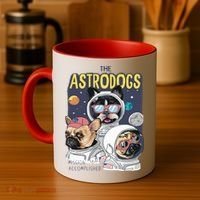 The Astrodogs Astronauts Dogs In Space Coffee Mug thumb 4