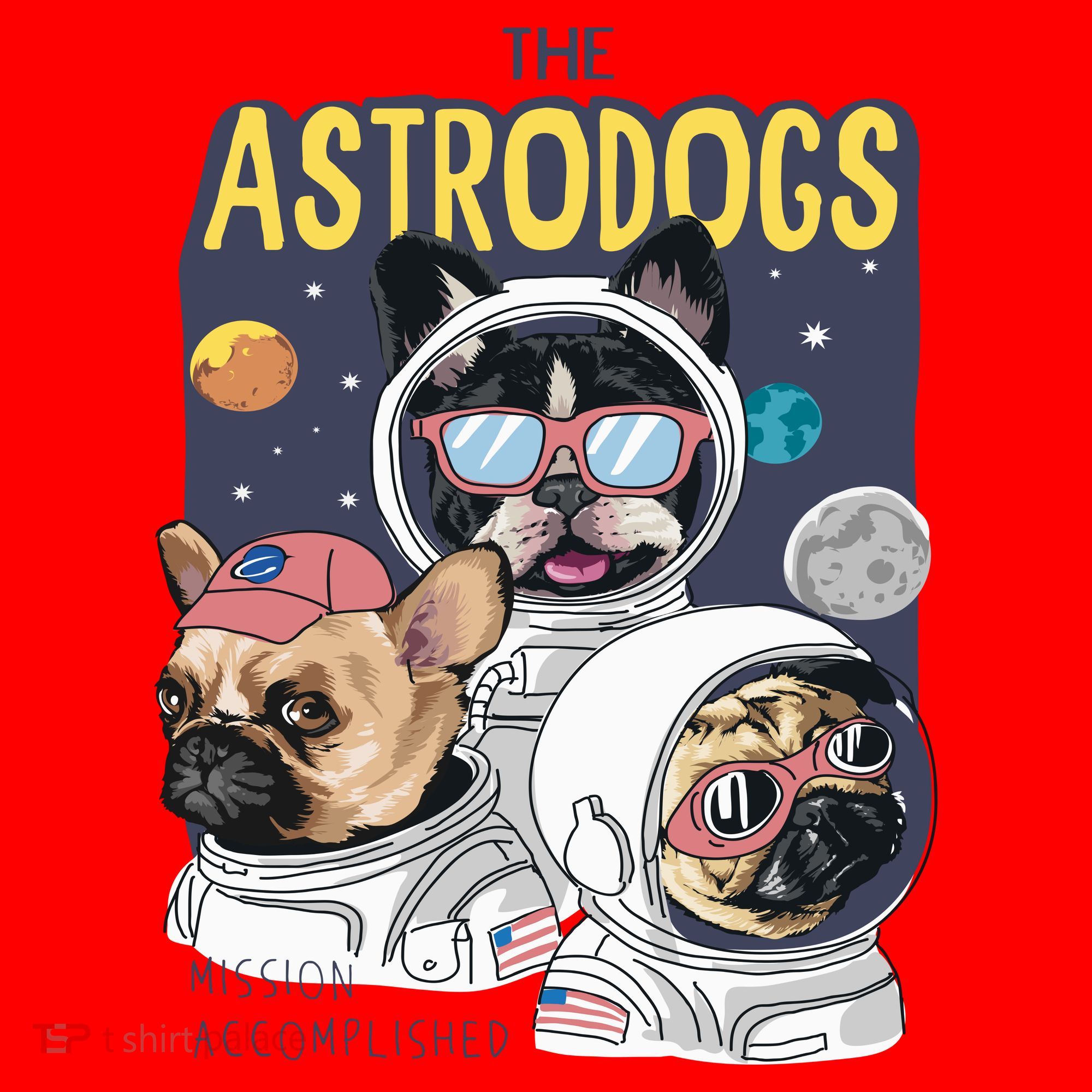 The Astrodogs Astronauts Dogs In Space Santa Hat