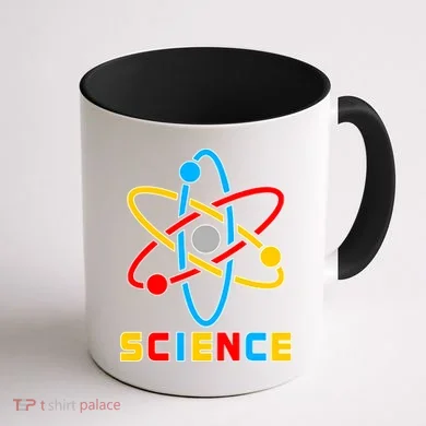 The Atom Science Logo Coffee Mug back