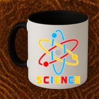 The Atom Science Logo Coffee Mug thumb 2