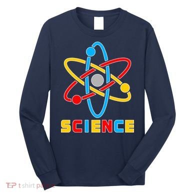 The Atom Science Logo Long Sleeve Shirt