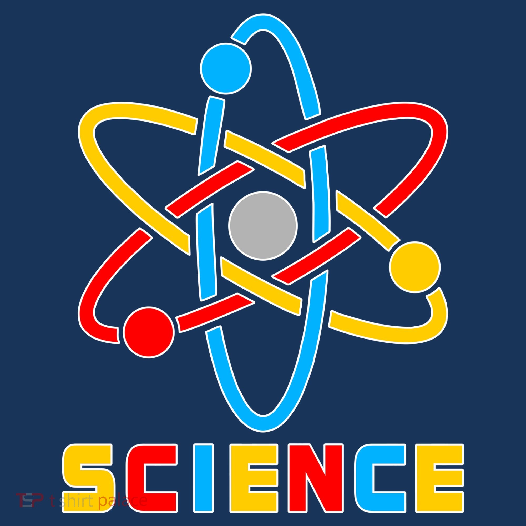 The Atom Science Logo Button