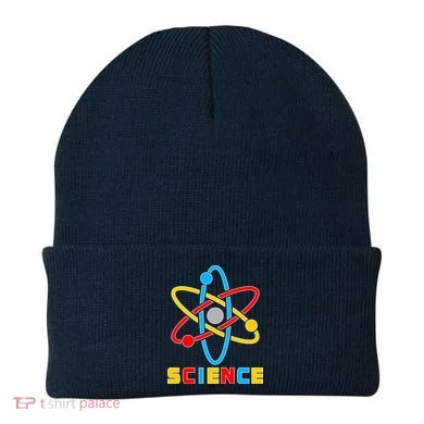 The Atom Science Logo Beanie