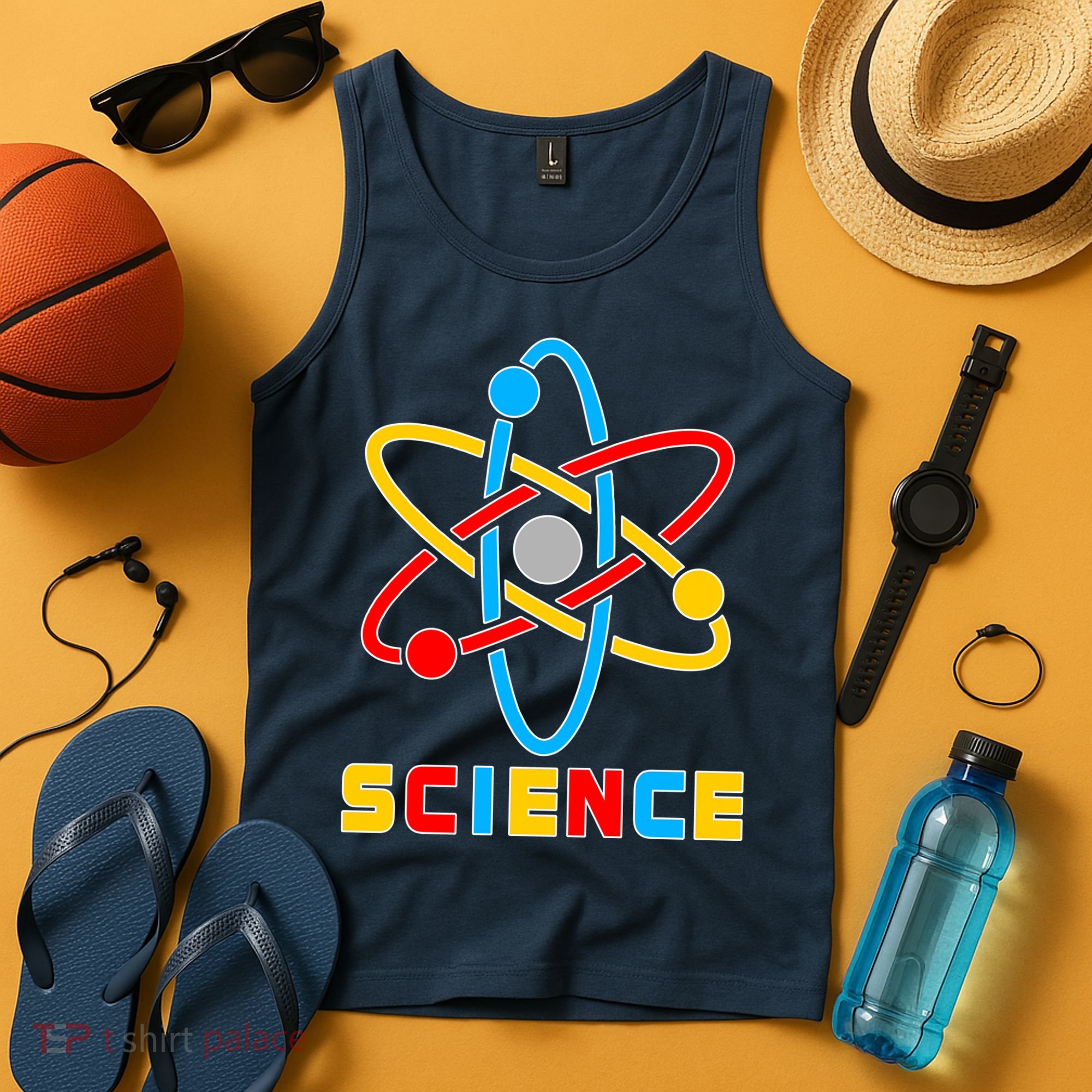 The Atom Science Logo Tank Top
