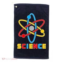 The Atom Science Logo Golf Towel thumb 0